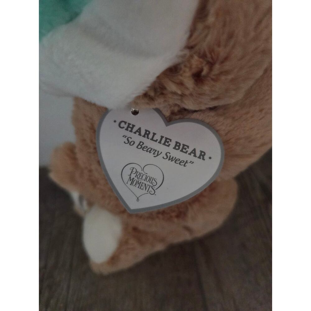 Lot of 2 Precious Moments Charlie Prayer Bear Plush Aurora So Beary Sweet - New - Picture 4 of 5